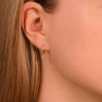 “Isis” Earrings 375/1000 Yellow Gold
