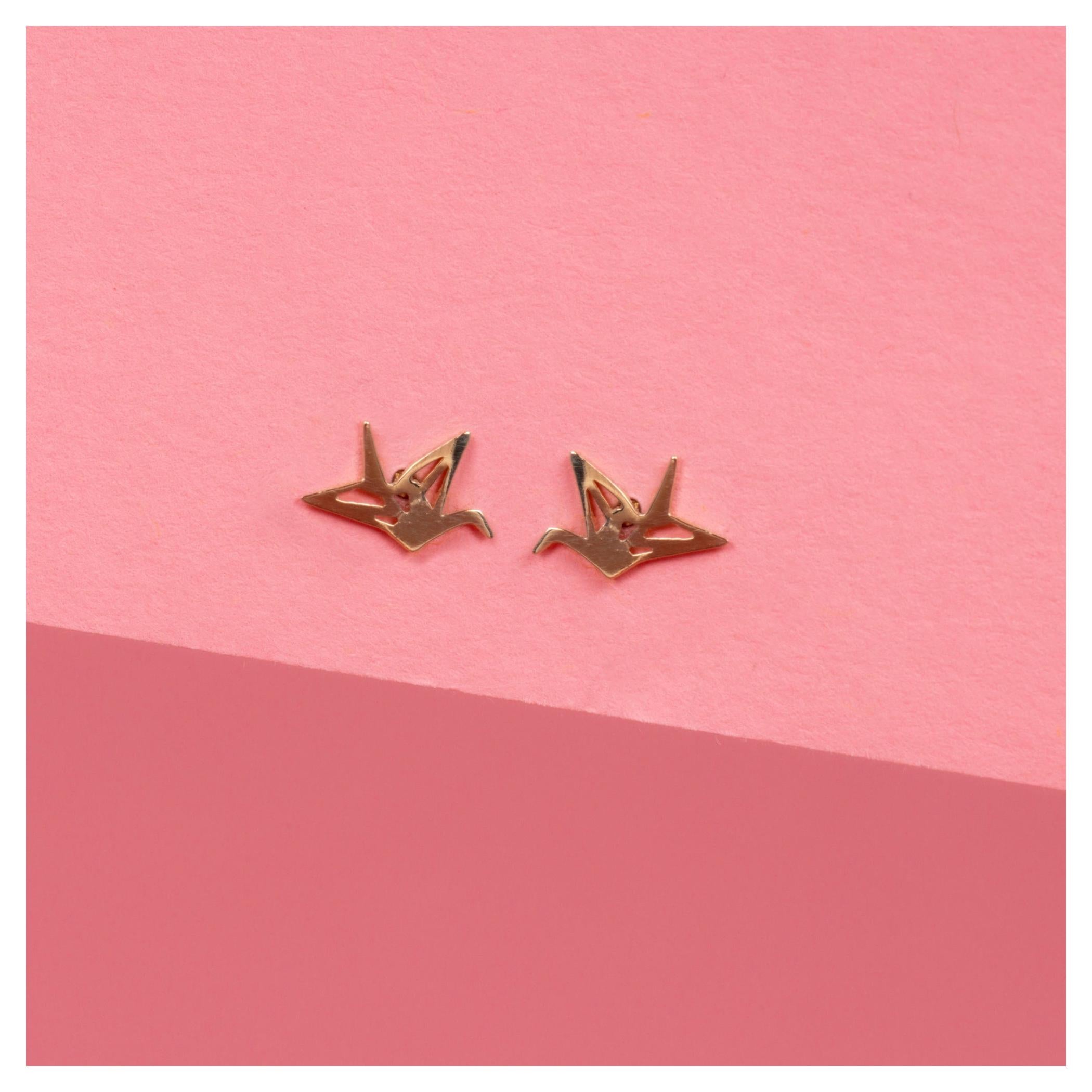Pendientes “Envolée” – Oro amarillo 375/1000