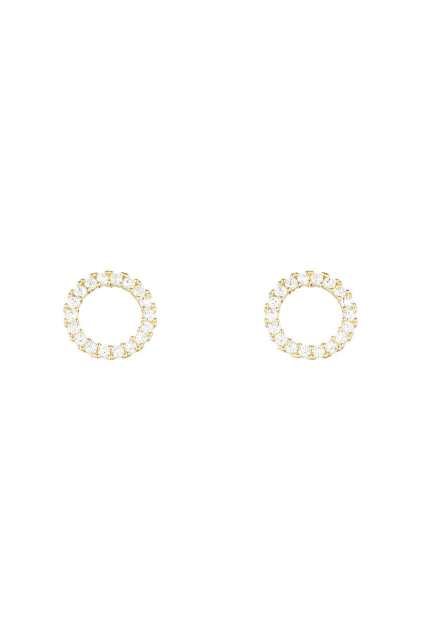Boucles D'Oreilles "Moon" - Or Jaune 375/1000