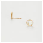 Boucles D'Oreilles "Moon" - Or Jaune 375/1000