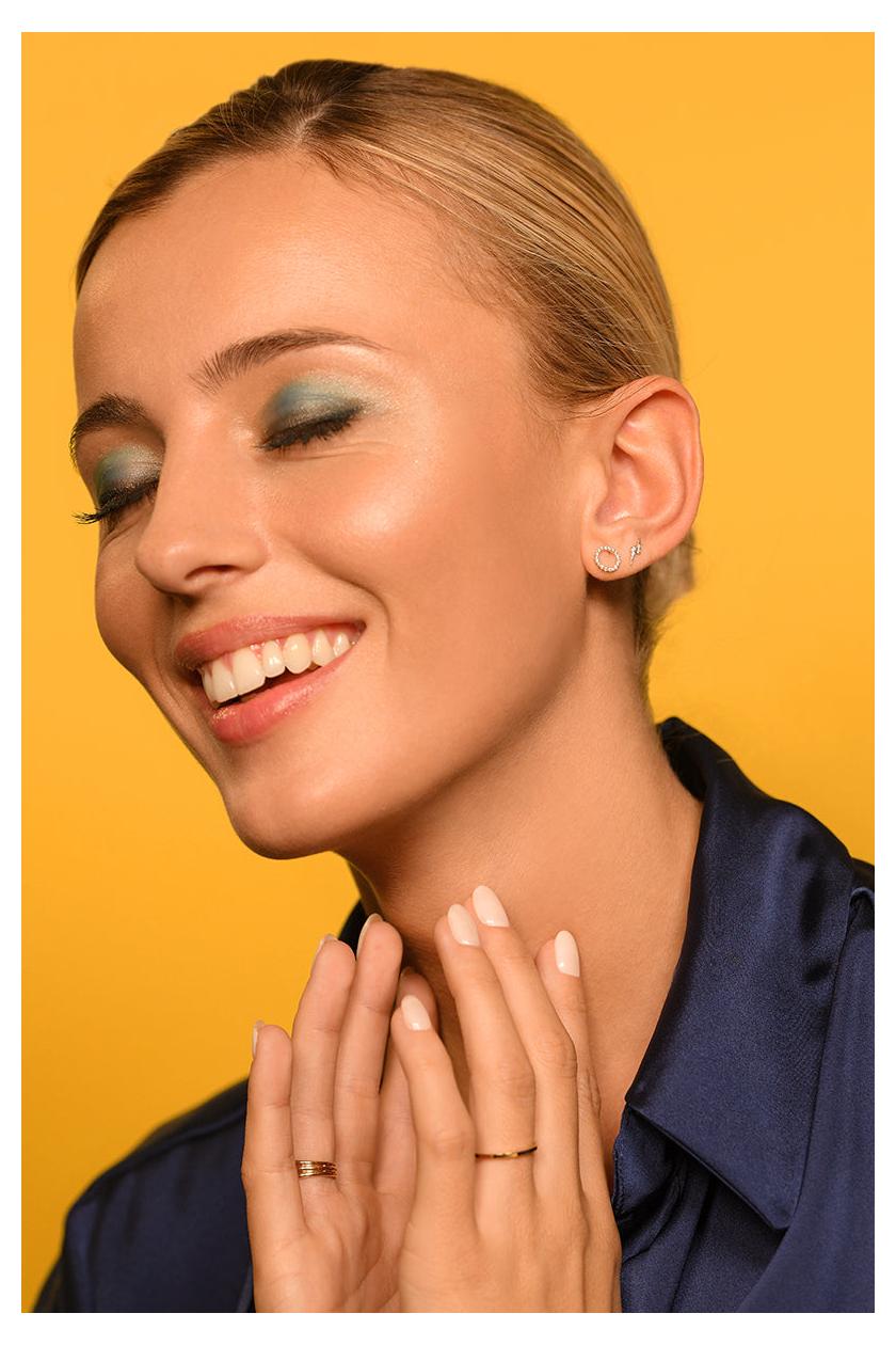 Boucles D'Oreilles "Moon" - Or Jaune 375/1000