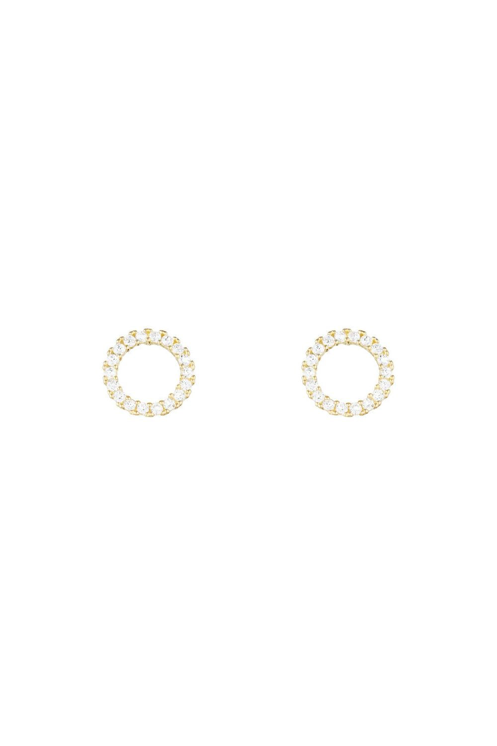 “Moon” Earrings 375/1000 Yellow Gold