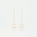Orecchini "Cercles Imaginaires" Oro Giallo