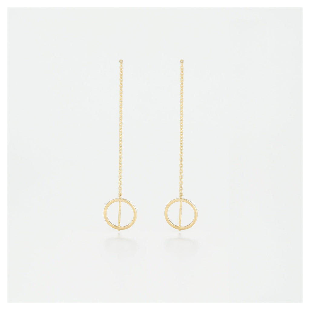 Yellow Gold “Imaginary Circles” Earrings