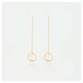 Yellow Gold “Imaginary Circles” Earrings