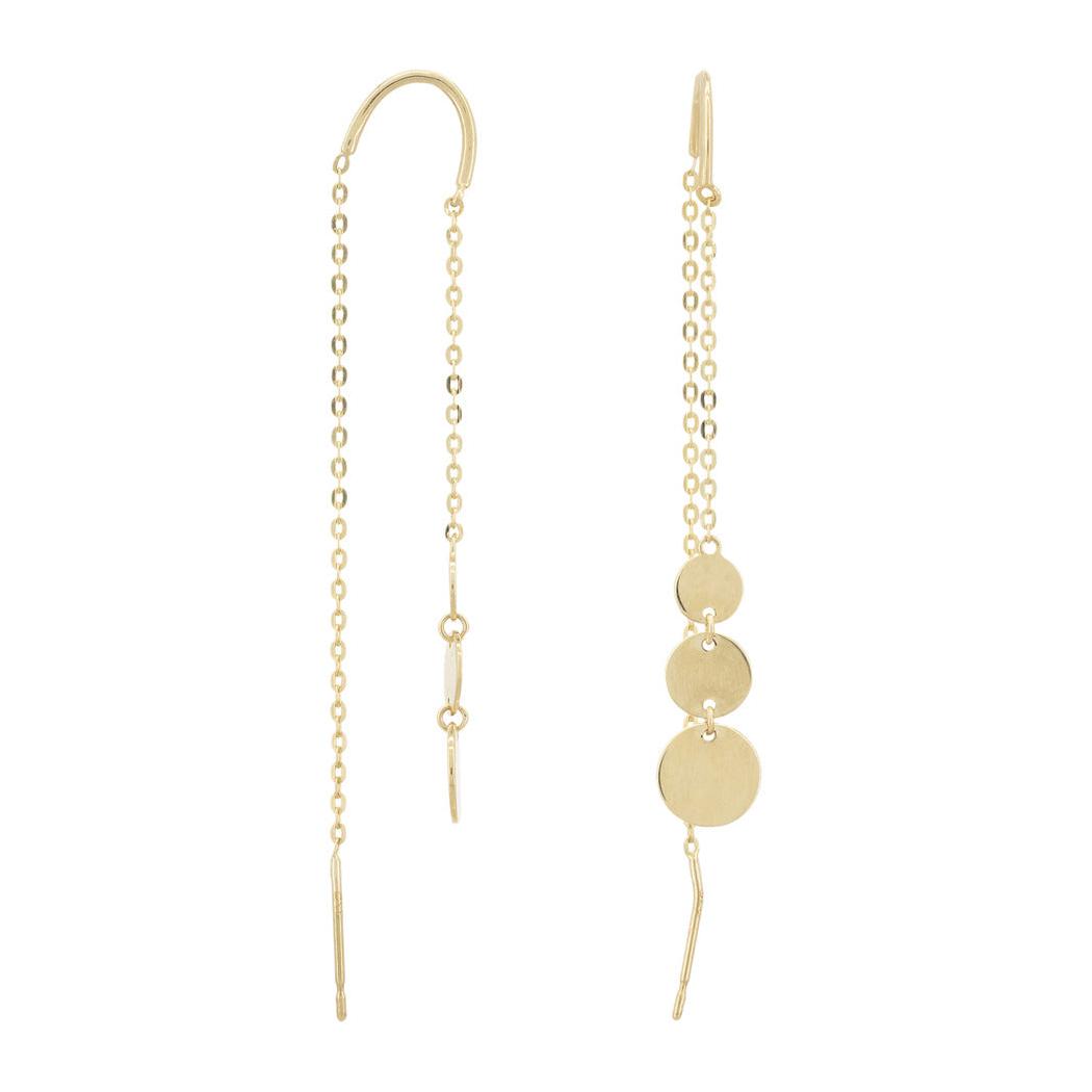 Boucles D'Oreilles "Jolie Tombée" Or Jaune