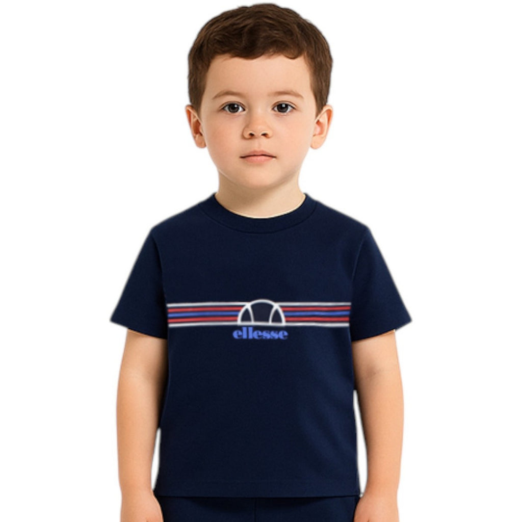 Pack De 2 T-Shirts Et Pantalon De Jogging Ellesse Garcon - Marine/Blanc