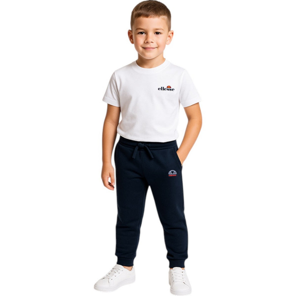 Pack De 2 T-Shirts Et Pantalon De Jogging Ellesse Garcon - Marine/Blanc