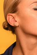 Bijou De Cartilage Unitaire "Pétales Multicolores" - Or Jaune 375/1000