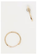 Earrings "Twisted Hoops 10 mm "Yellow Gold 375/1000