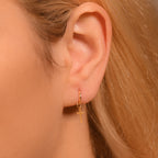 Pendientes “Cruz de Oro” Oro amarillo 375/1000