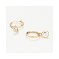 “Creole” Earrings 8 Mm 375/1000 Yellow Gold
