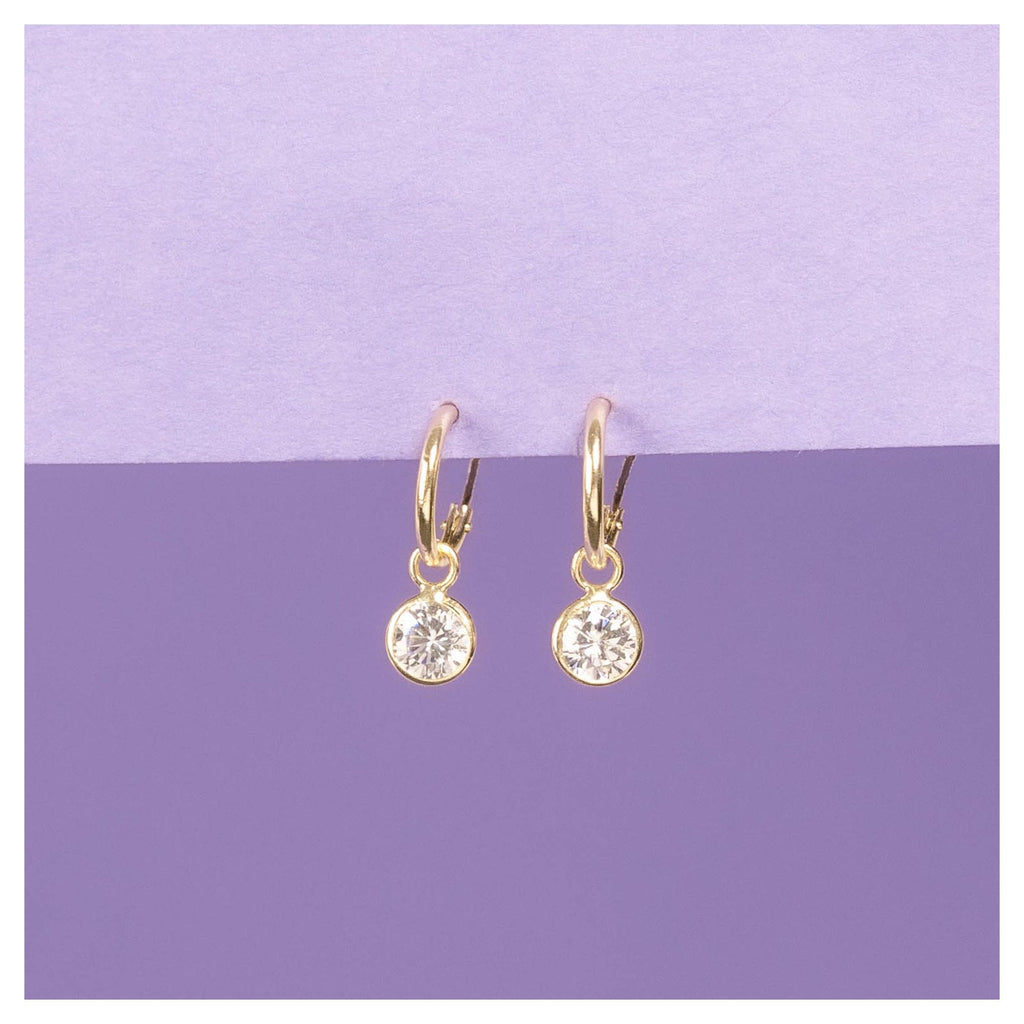 Boucles D'Oreilles "Créoles" - 8 Mm Or Jaune 375/1000