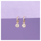 Boucles D'Oreilles "Créoles" - 8 Mm Or Jaune 375/1000