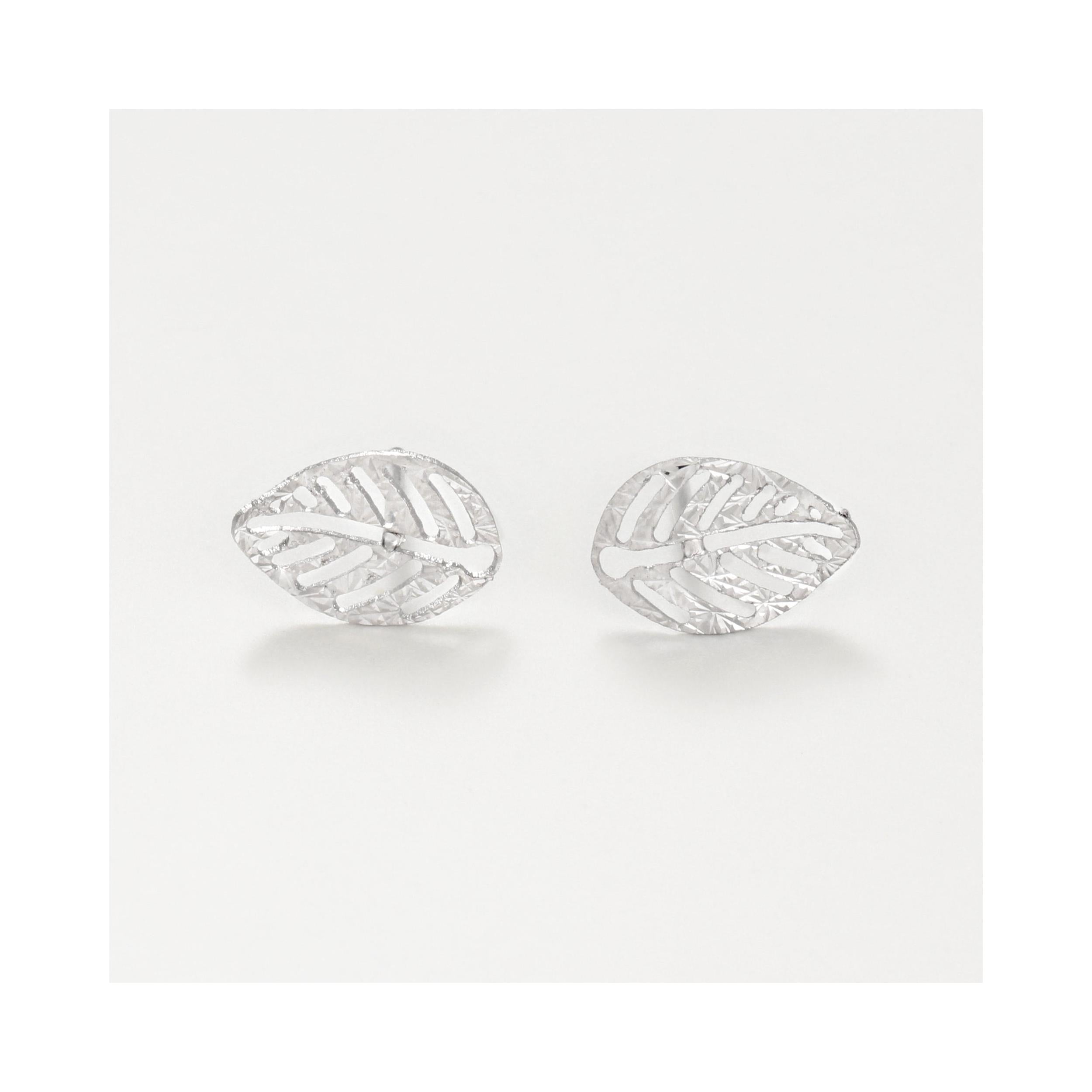 Pendientes “Sous Le Vent” Oro blanco 375/1000