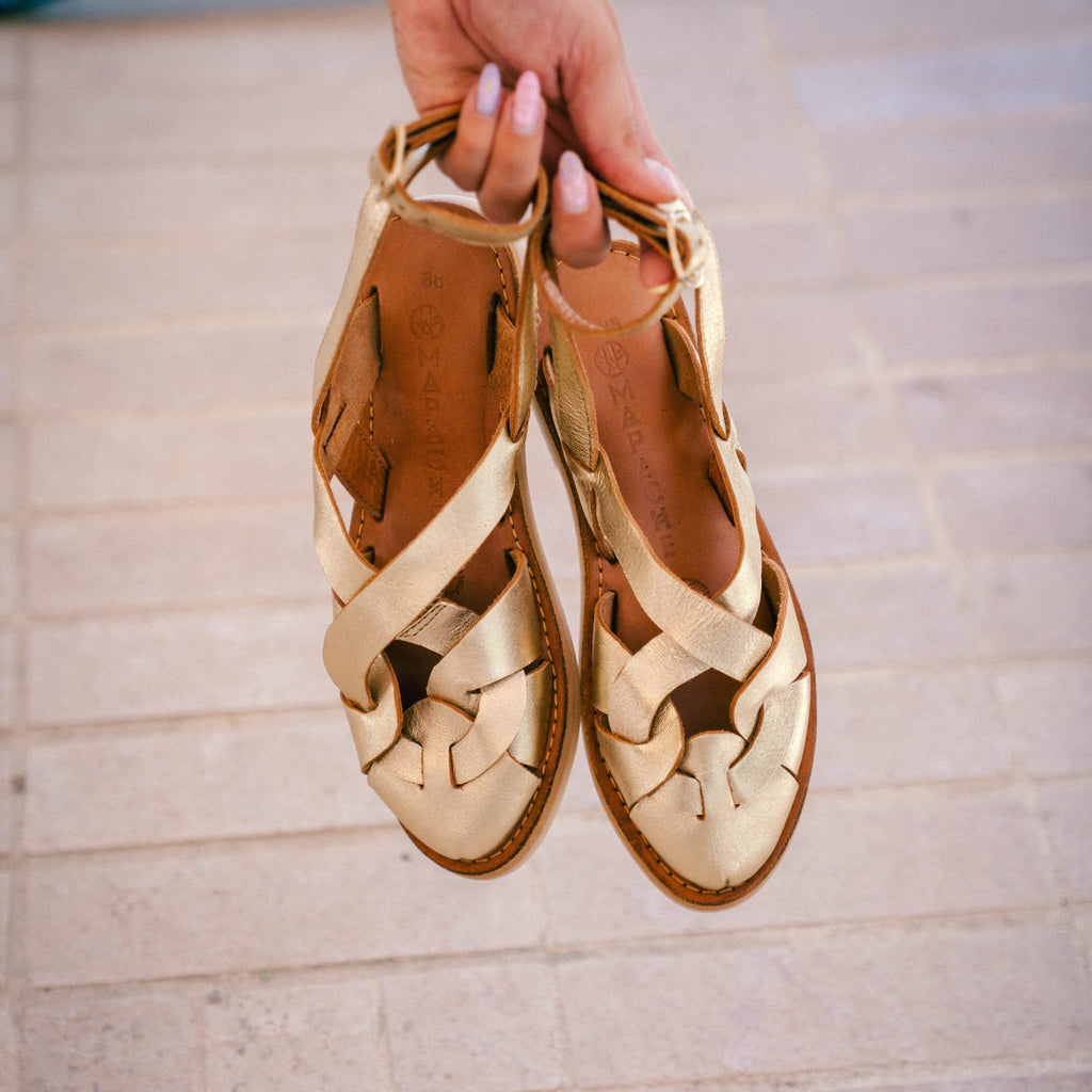 Sandalias Elba - Champán