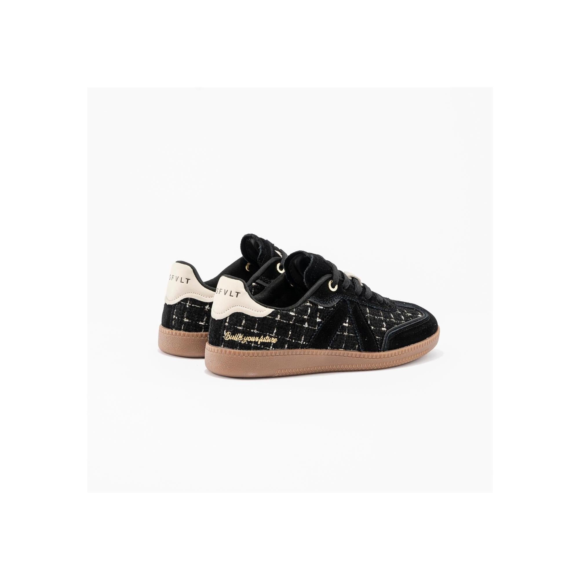 Sneakers Elite Classic Black-Black-Tweed