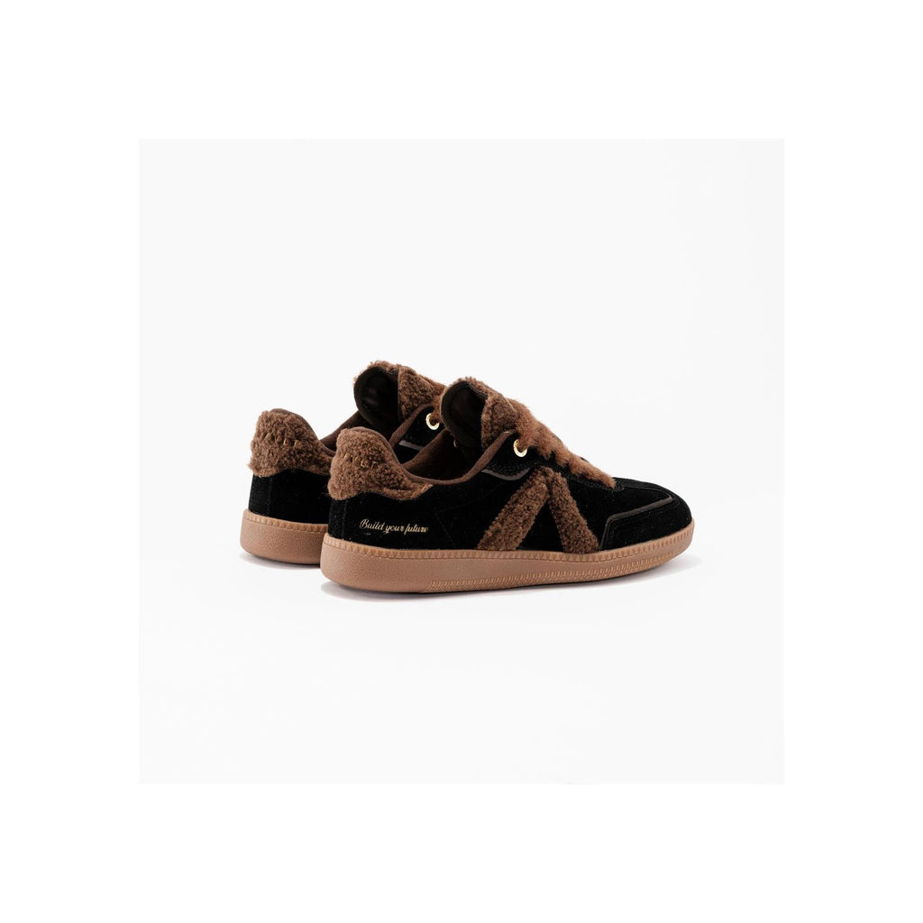 Sneakers Elite Classic Black-Brown-Sherpa