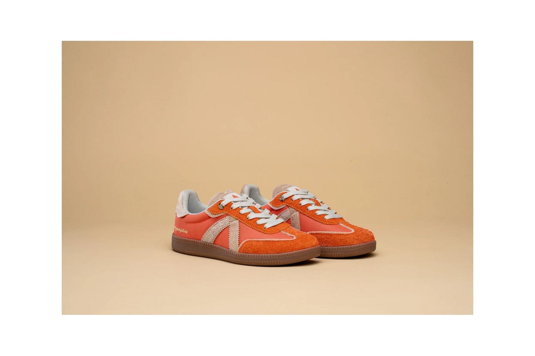 Sneakers Elite Classic - Orange/ Tan Pony Hair