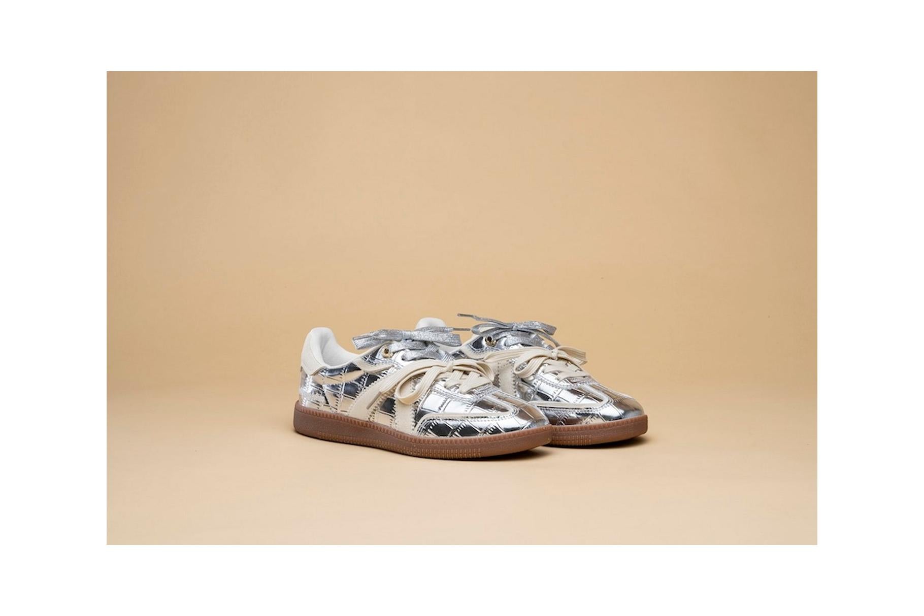 Zapatillas Elite Classic - Plata/Cocodrilo