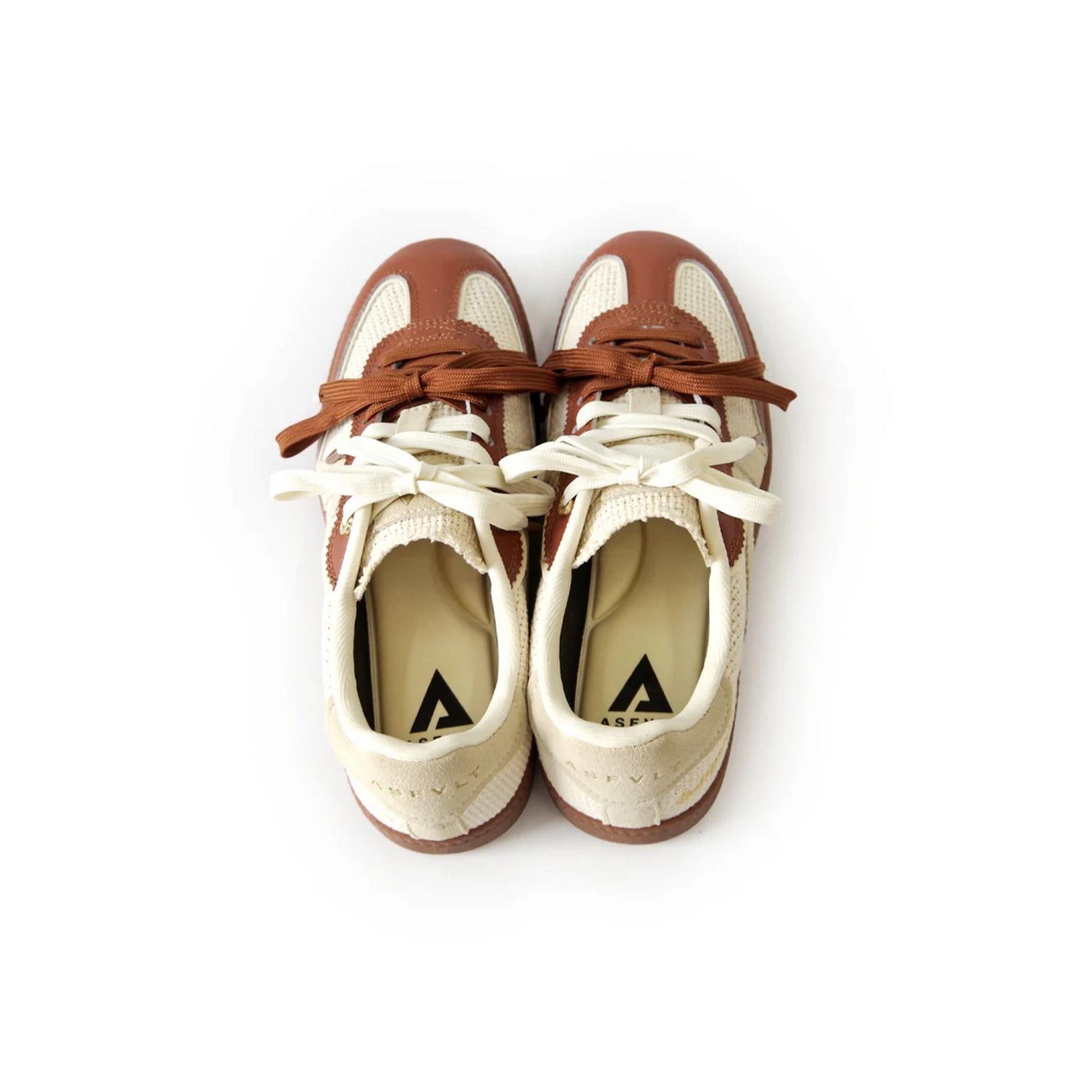 Sneakers Elite Classic - Tan/Chocolate