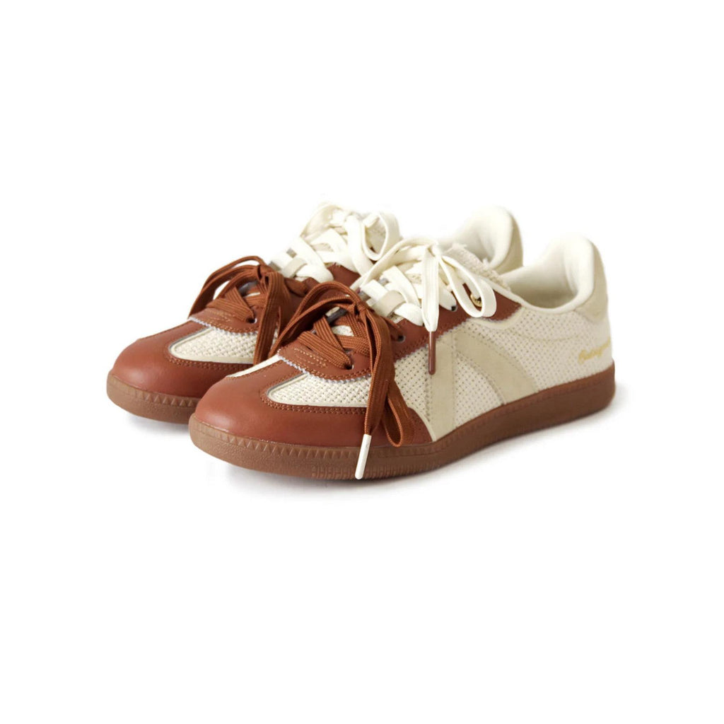 Sneakers Elite Classic - Tan/Chocolate