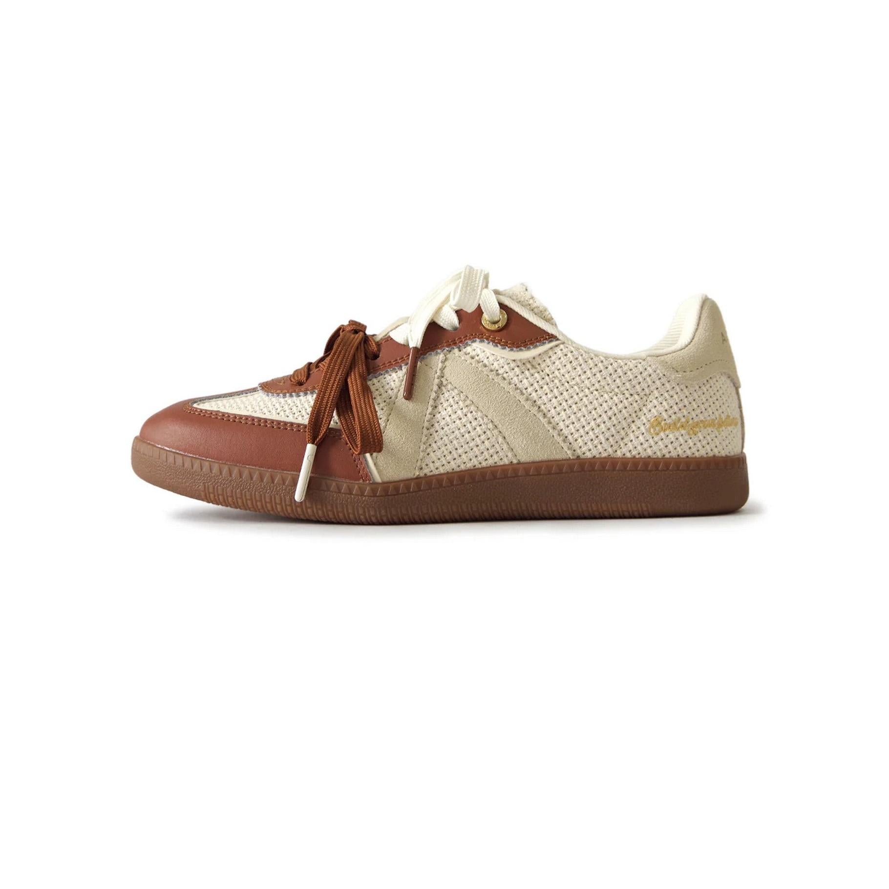 Sneakers Elite Classic - Tan/Chocolate