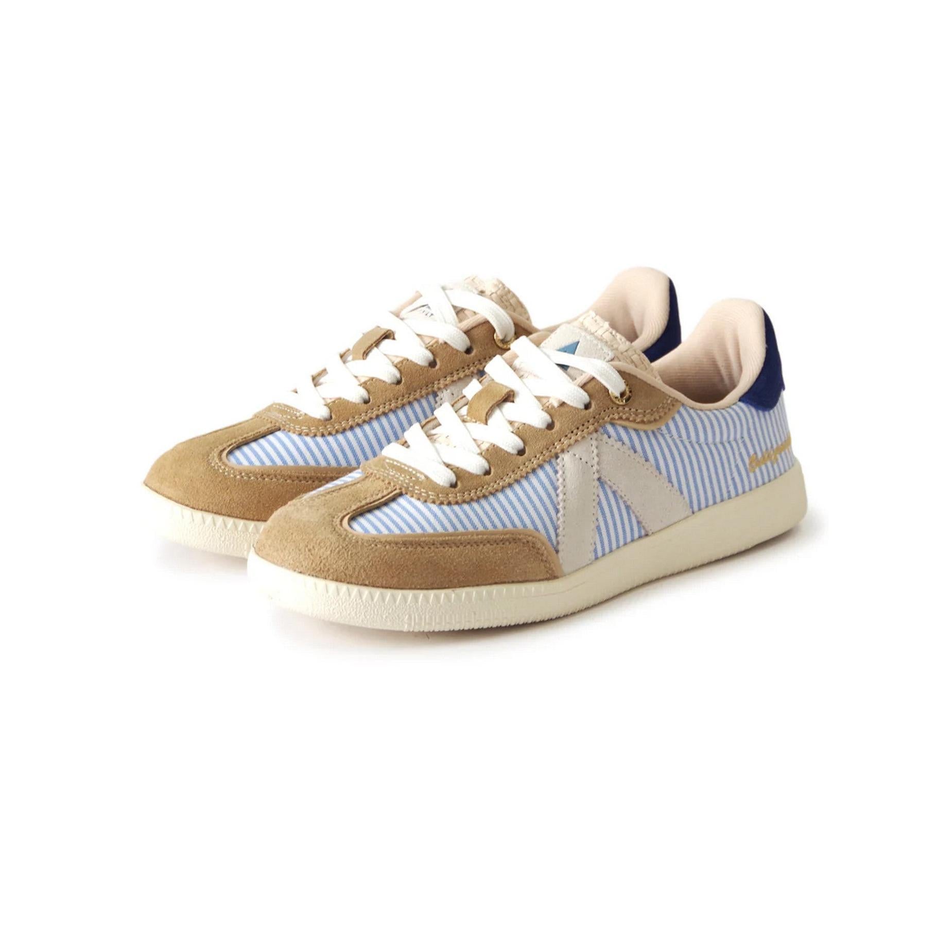 Elite Classic Sneakers - Blue Stripe/Sand