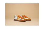 Elite Classic Sneakers - White/Cognac Croc/Gold