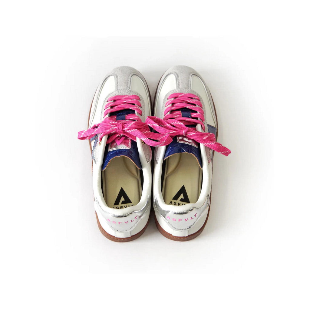 Zapatillas Elite Classic - Blanco/Navy Croc/Plata