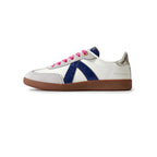 Zapatillas Elite Classic - Blanco/Navy Croc/Plata