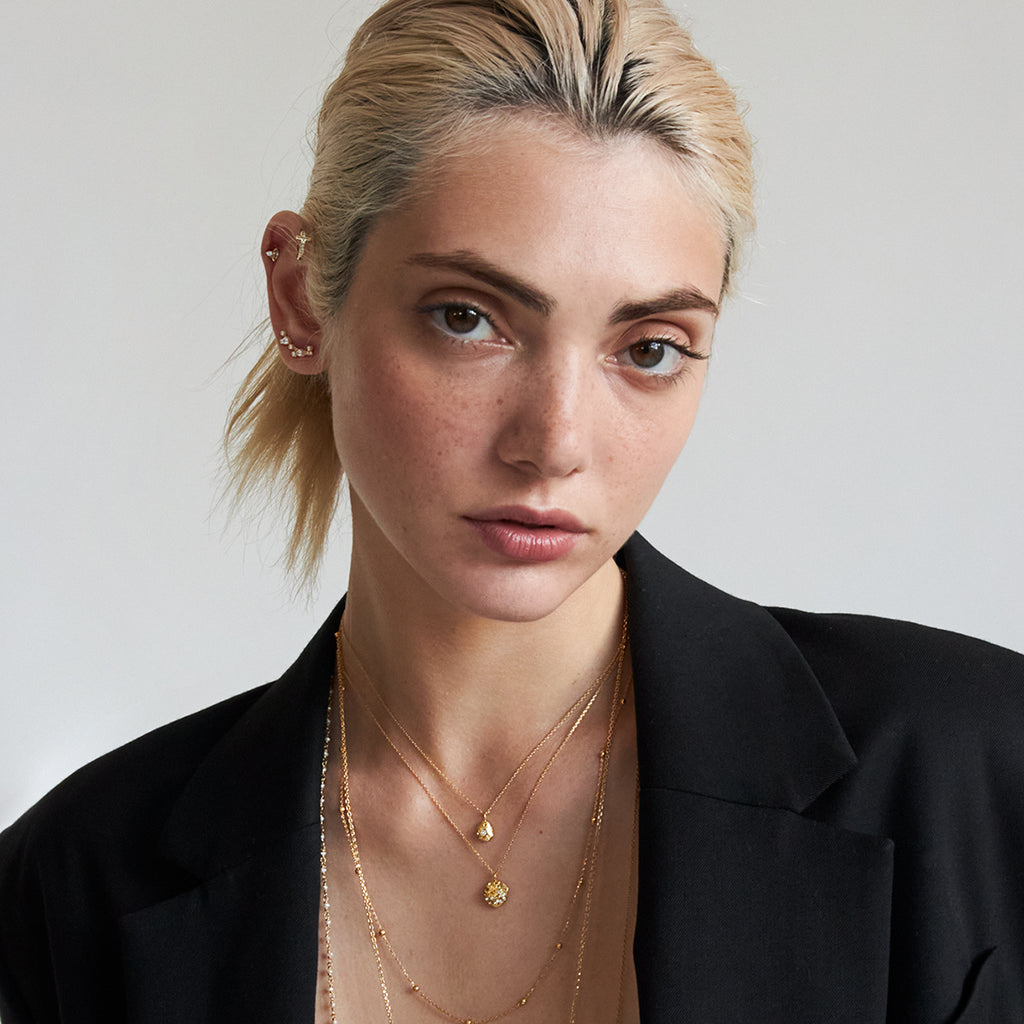 Collier Eleven White Opal
