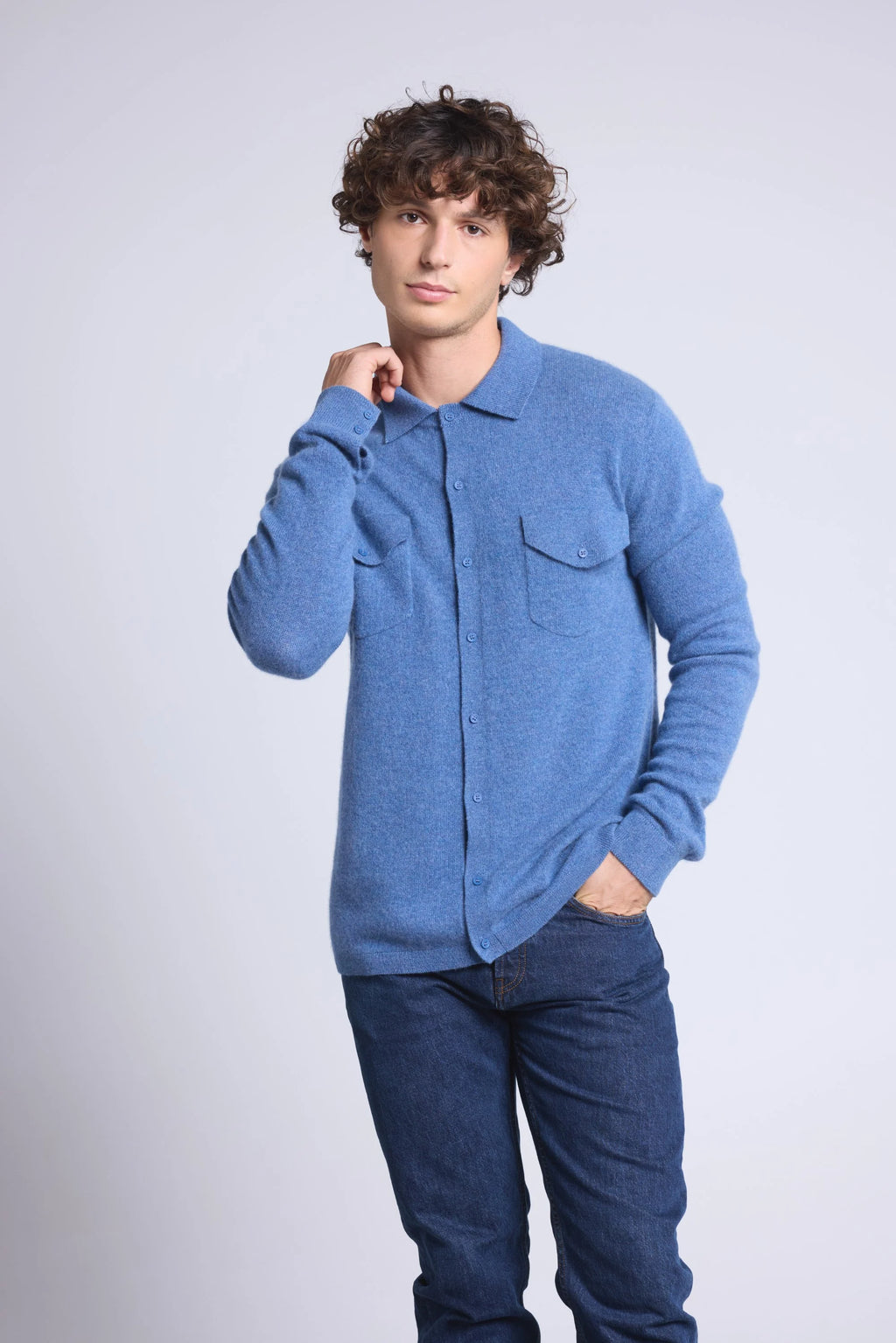Camisa Eli - Azul vaquero - Hombre