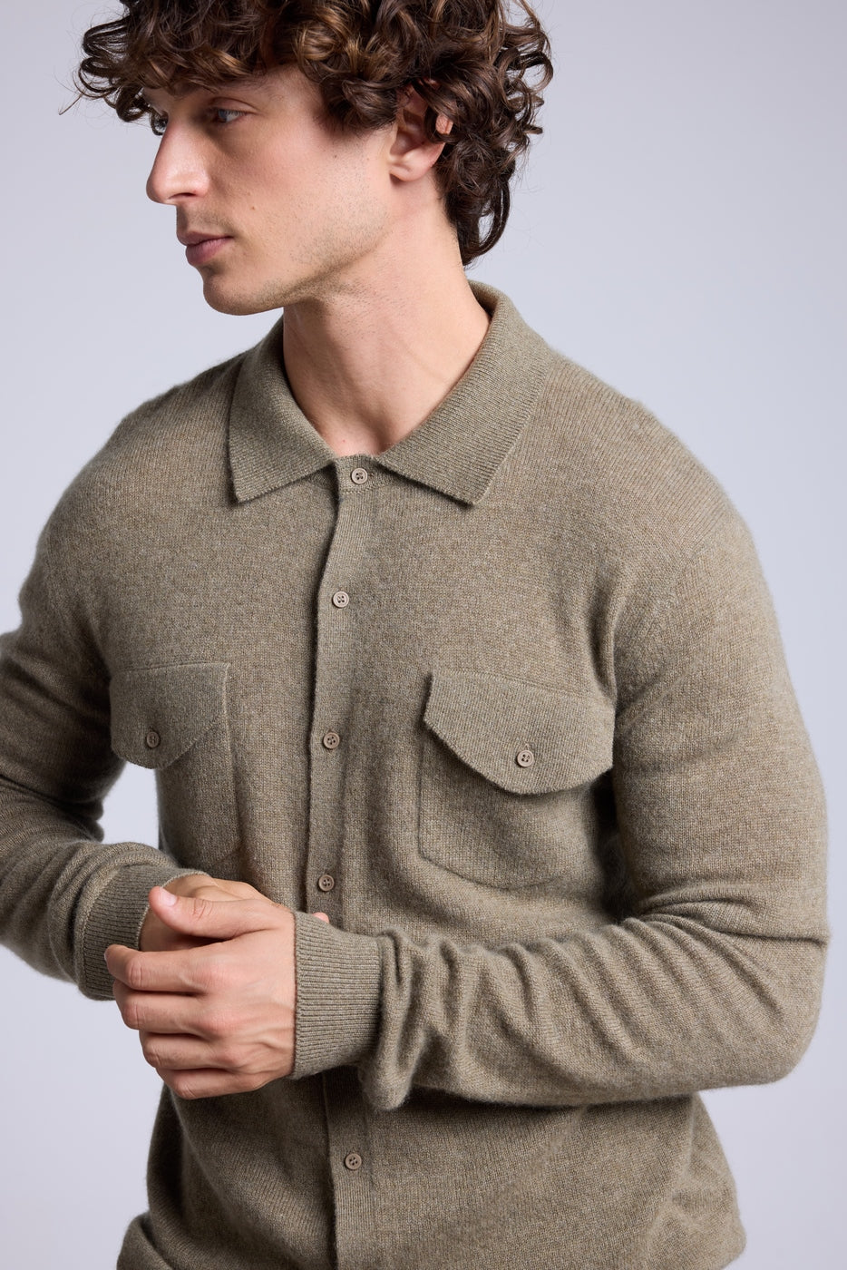 Camisa Eli - Verde caqui - Hombre