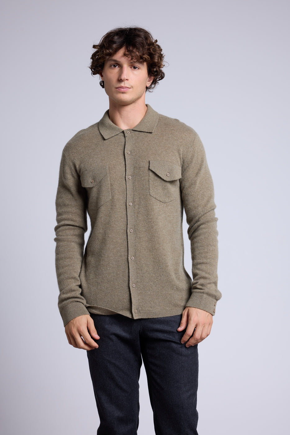 Camisa Eli - Verde caqui - Hombre