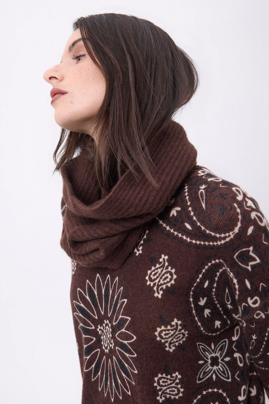 Elio Neck Warmer - Chocolate Brown - Unisex