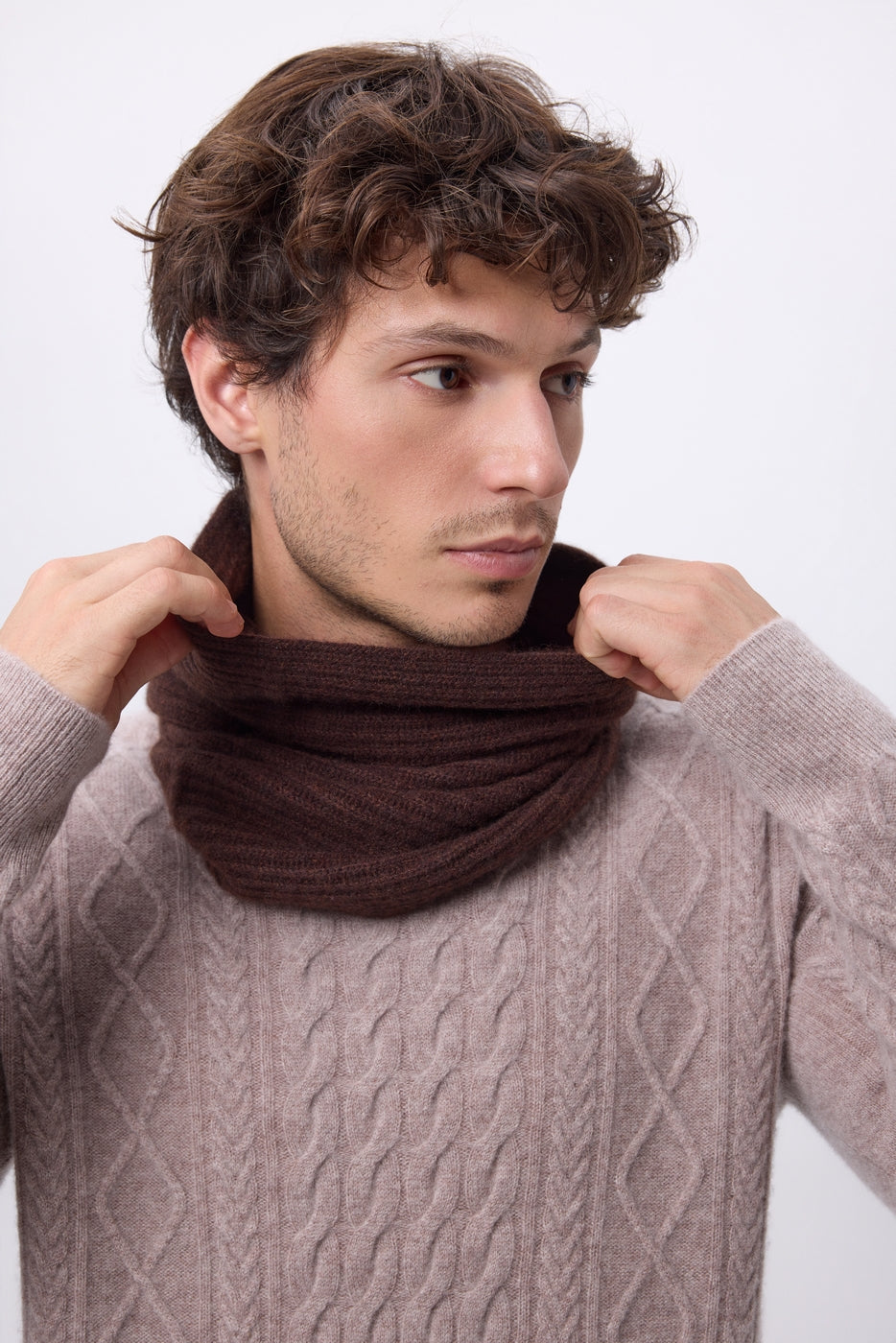 Elio Neck Warmer - Chocolate Brown - Unisex