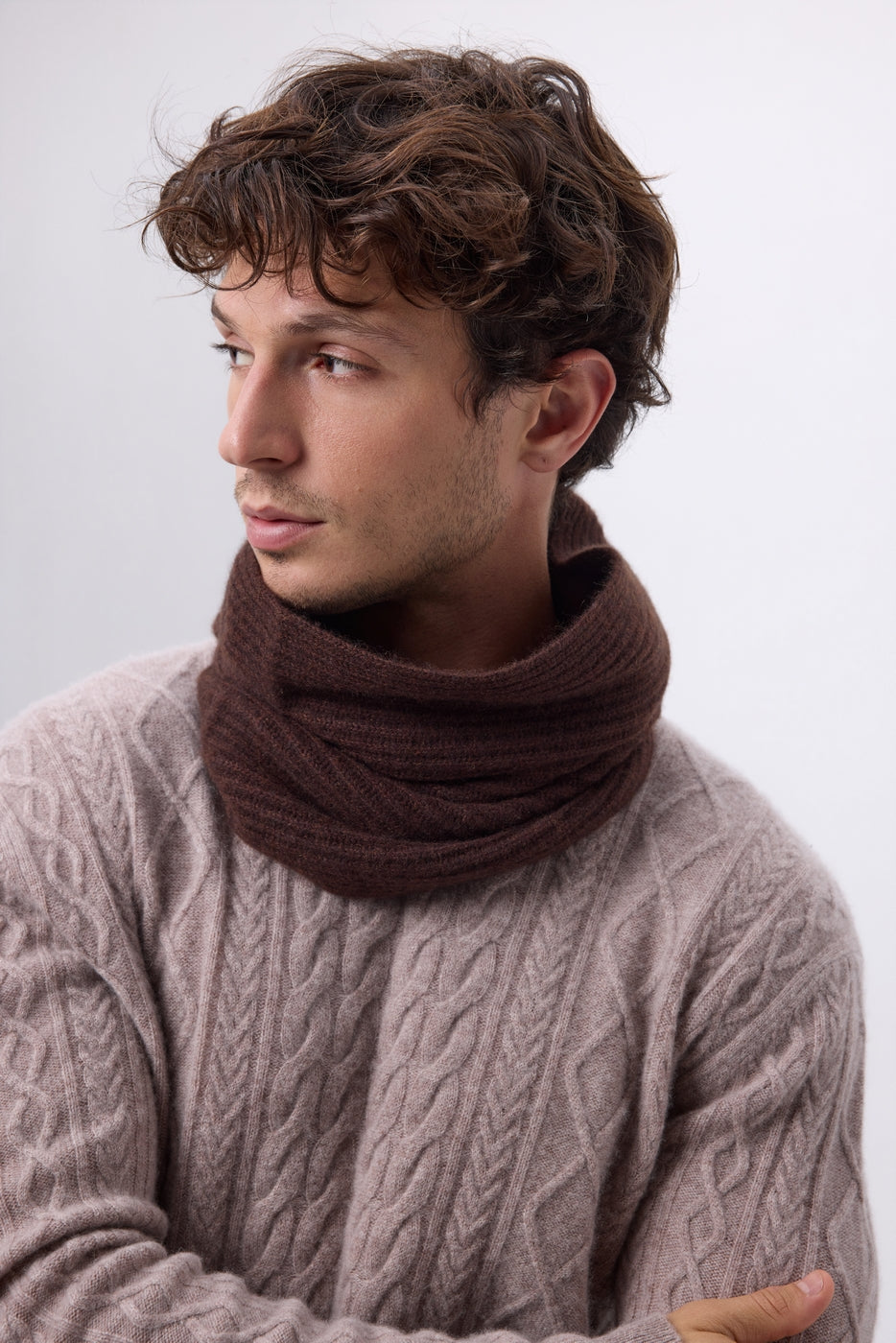 Elio Neck Warmer - Chocolate Brown - Unisex