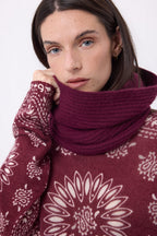 Cuello alto Elio - Burdeos - Unisex