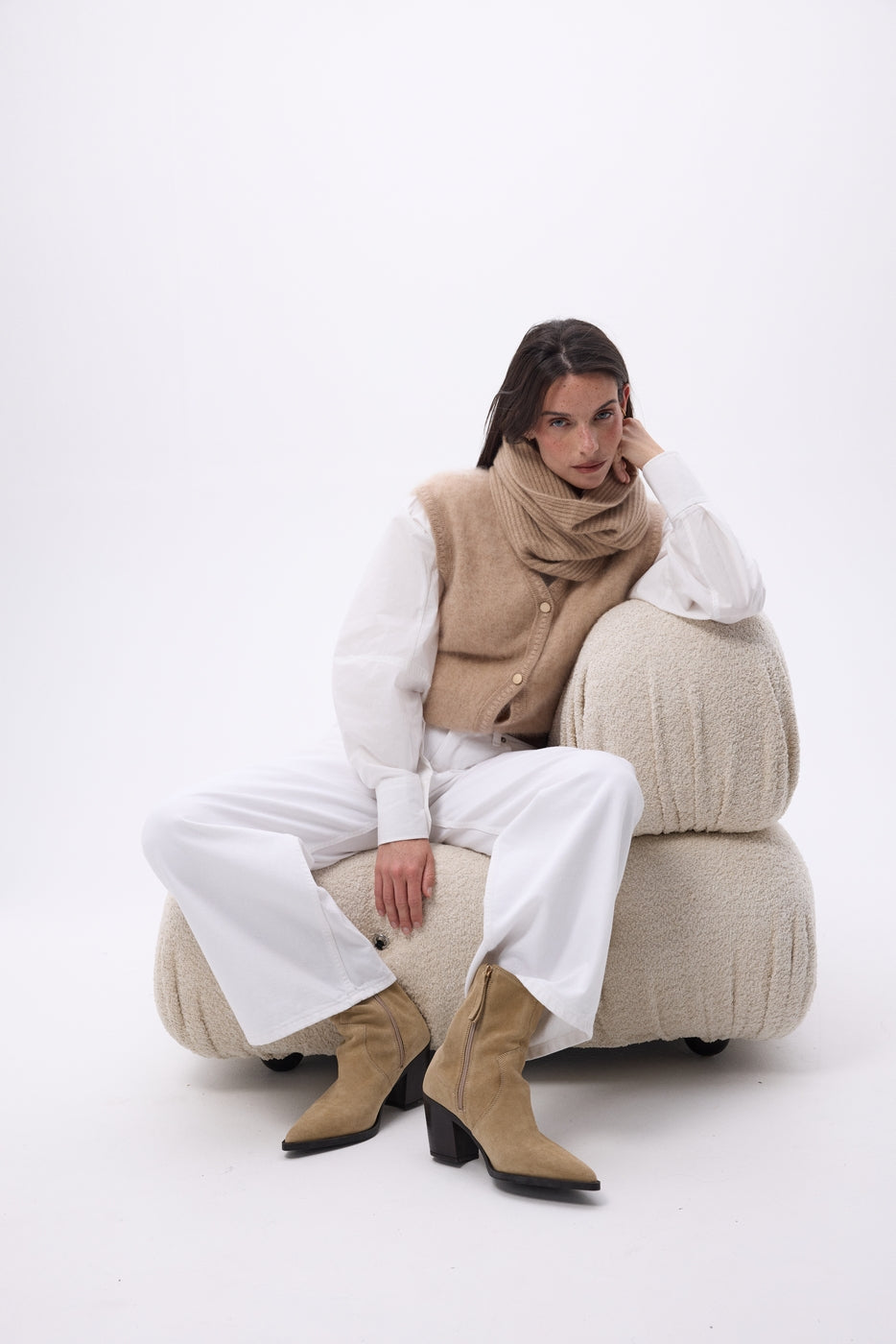 Tour De Cou Elio - Beige Creme - Mixte