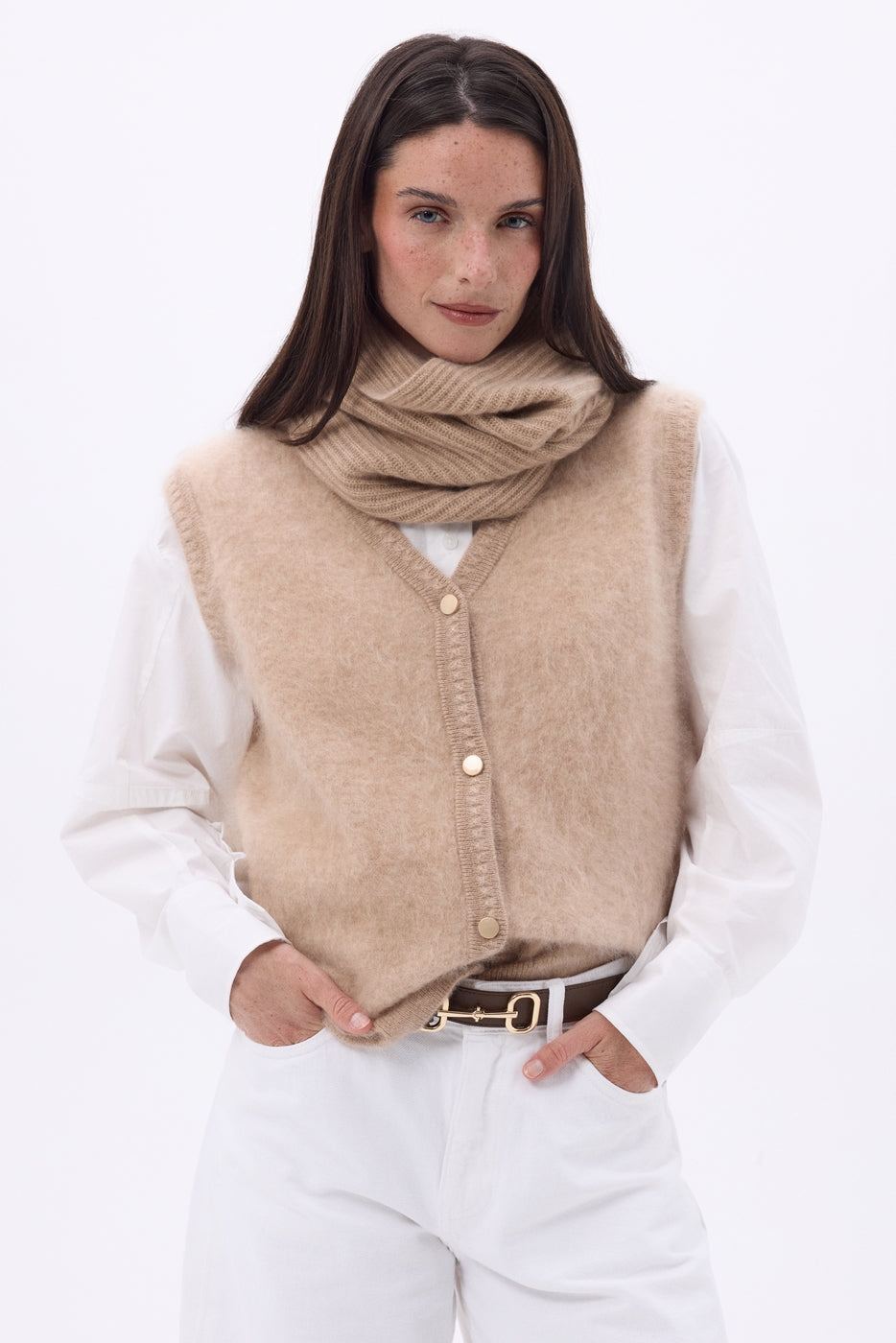 Tour De Cou Elio - Beige Creme - Mixte