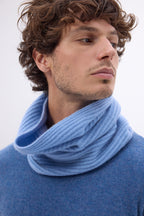 Schlauchschal Elio – Hellblau – Unisex – 100 % Kaschmir