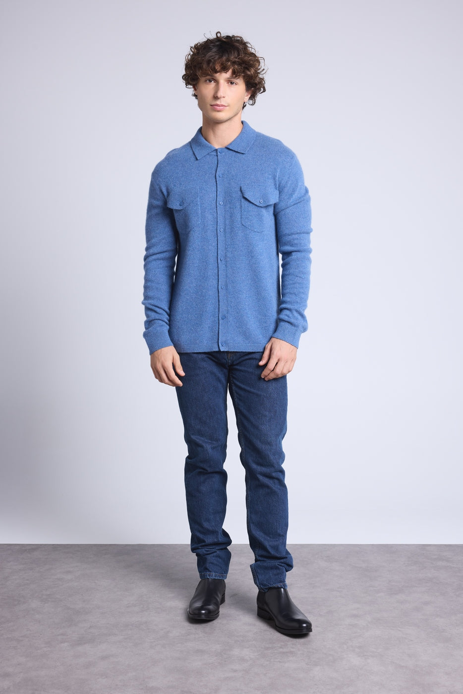 Camisa Eli - Azul vaquero - Hombre