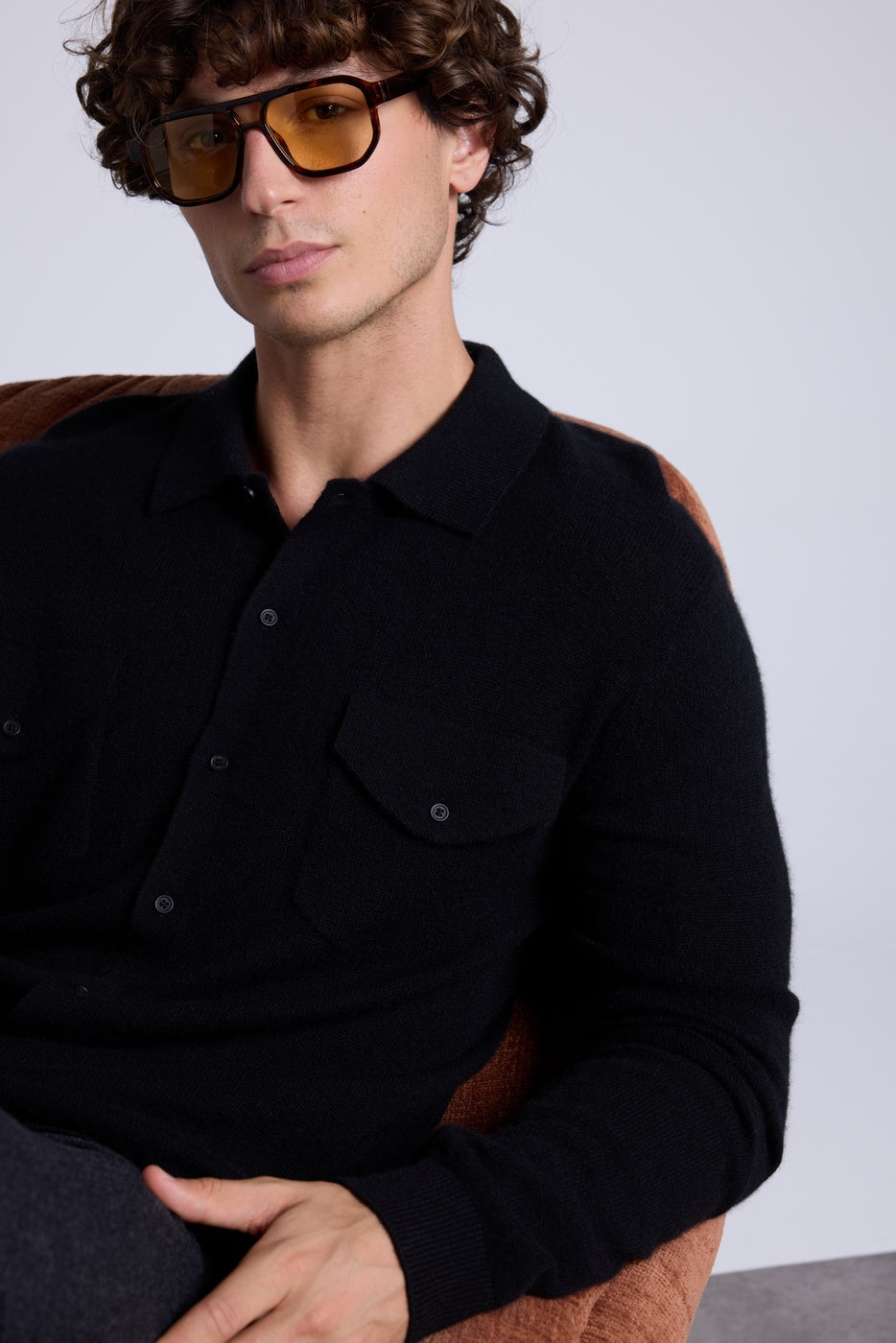 Camisa Eli - Negro - Hombre