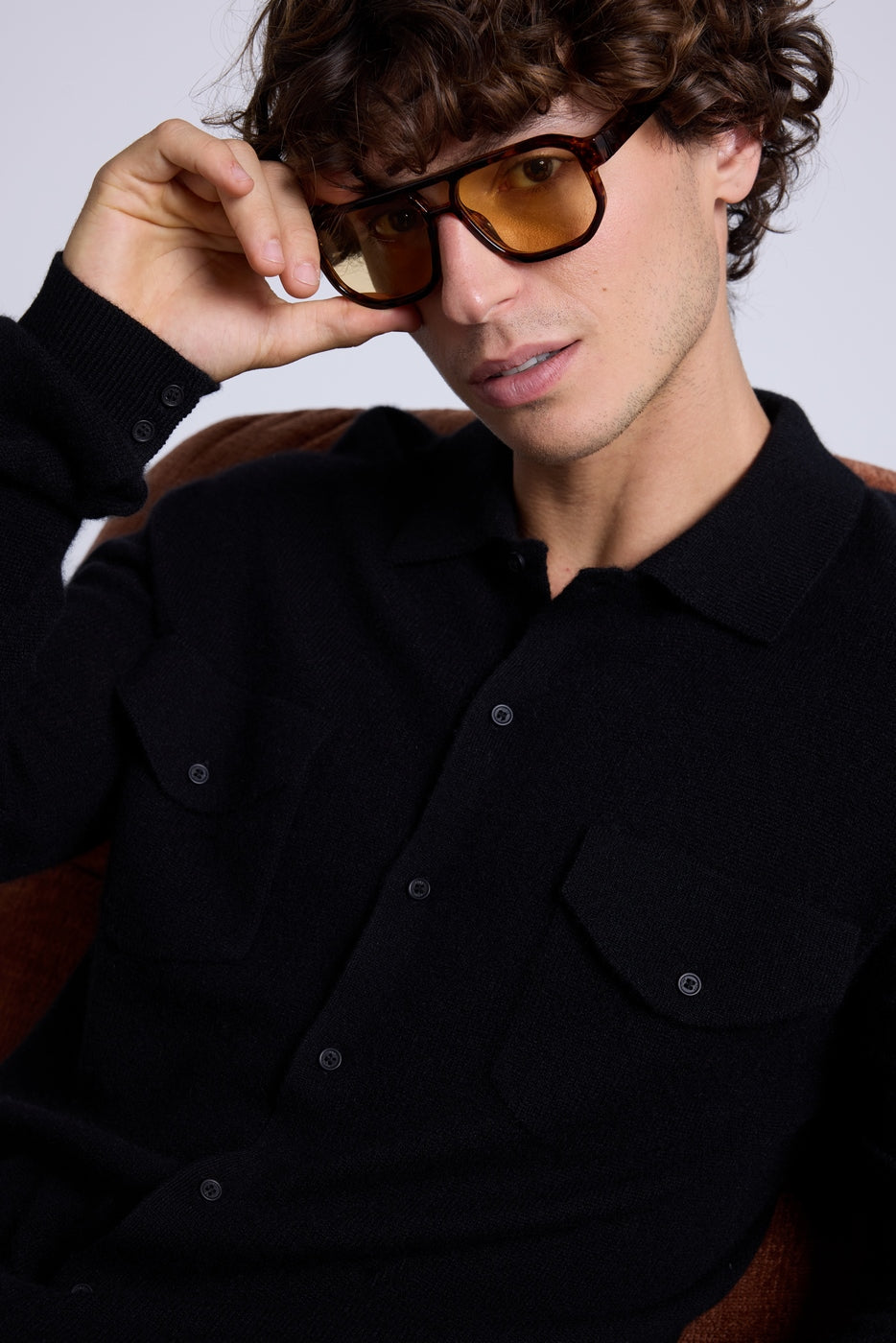 Camisa Eli - Negro - Hombre