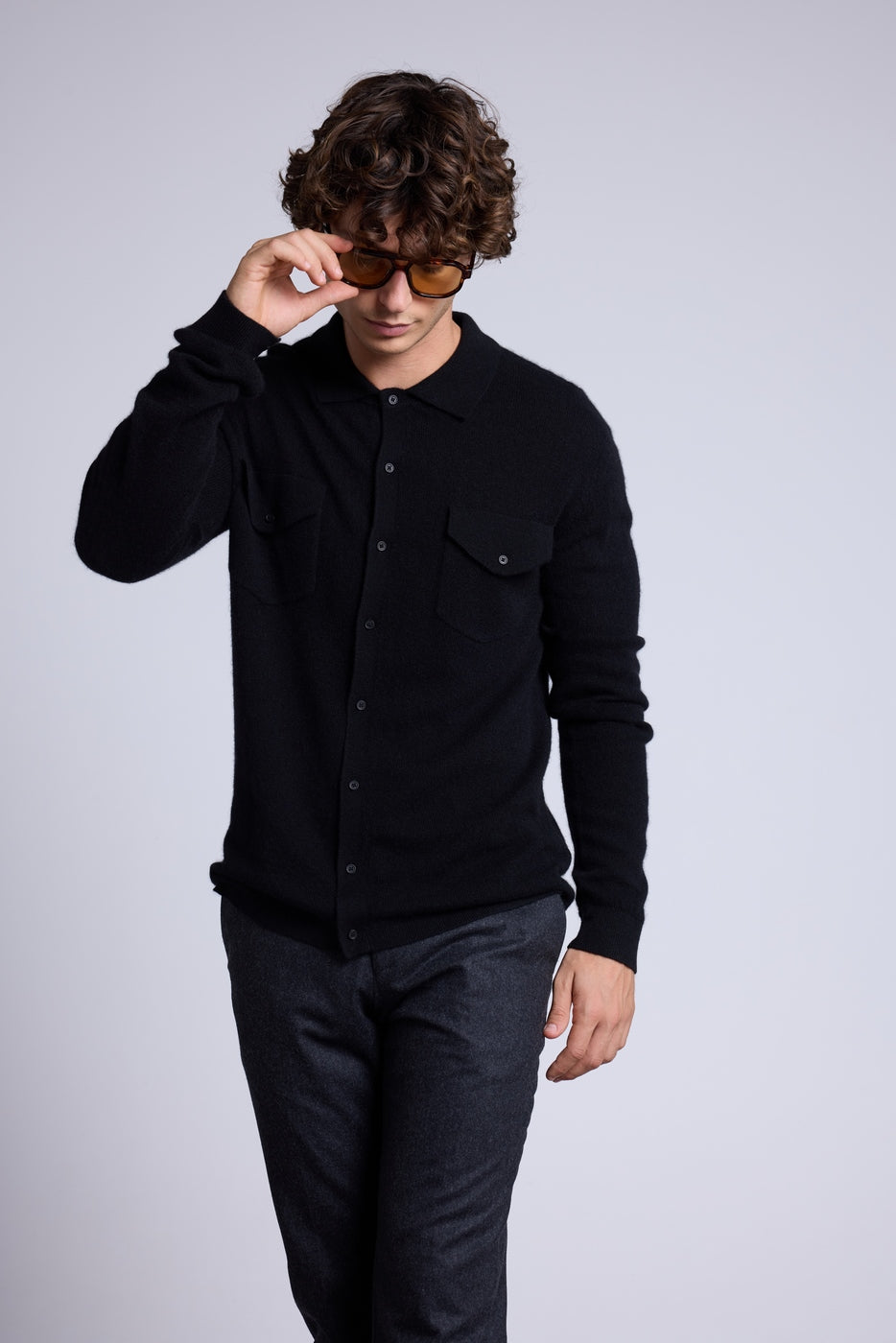Camisa Eli - Negro - Hombre
