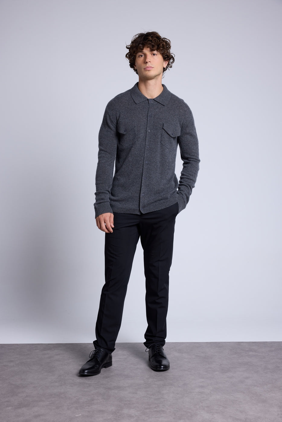 Camisa Eli - Gris Flannel - Hombre