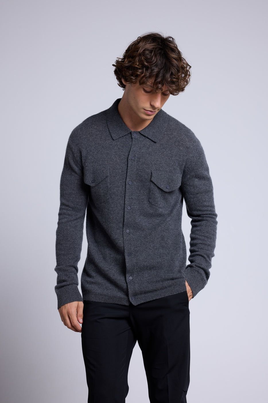 Camisa Eli - Gris Flannel - Hombre