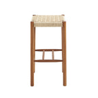 Ellio - Stools - Walnut and Rope