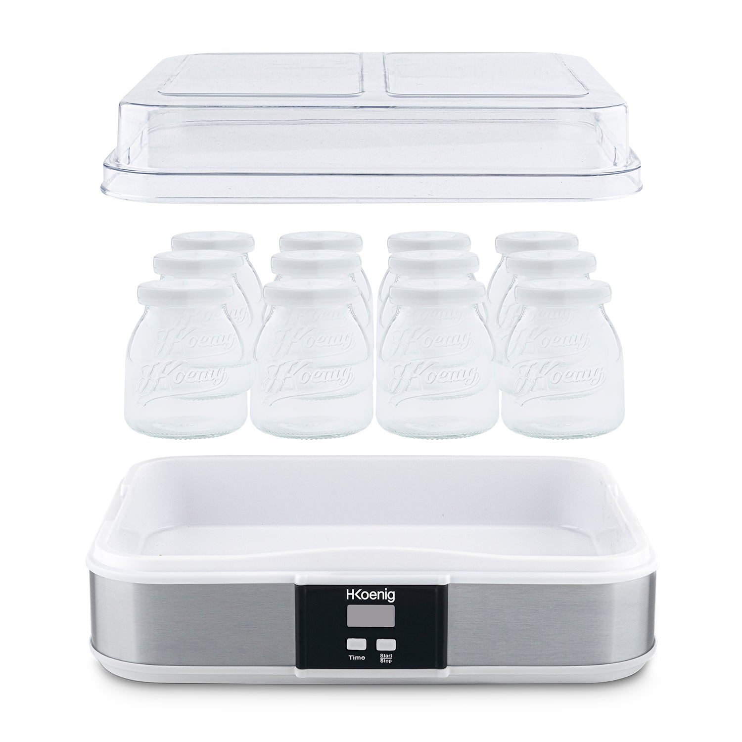 Yaourtière 12 Pots - Inox